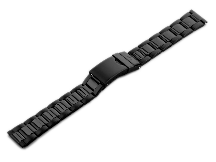 Bisset bracelet (bb014d) - black 18mm