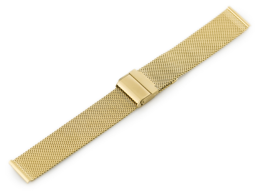 Bracelet 302G - HQ mesh - gold - 20mm