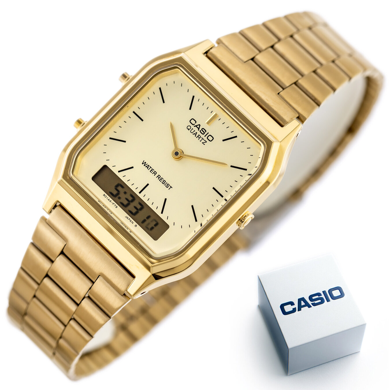 CASIO AQ-230GA-9DMQYES Vintage Maxi UNISEX WATCH + BOX