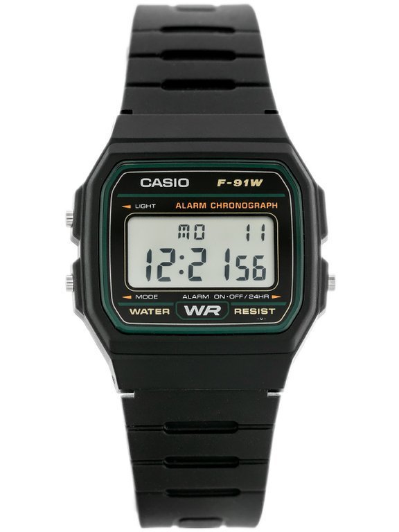 CASIO MEN'S WATCH F-91W-3DG (zd102c) + BOX