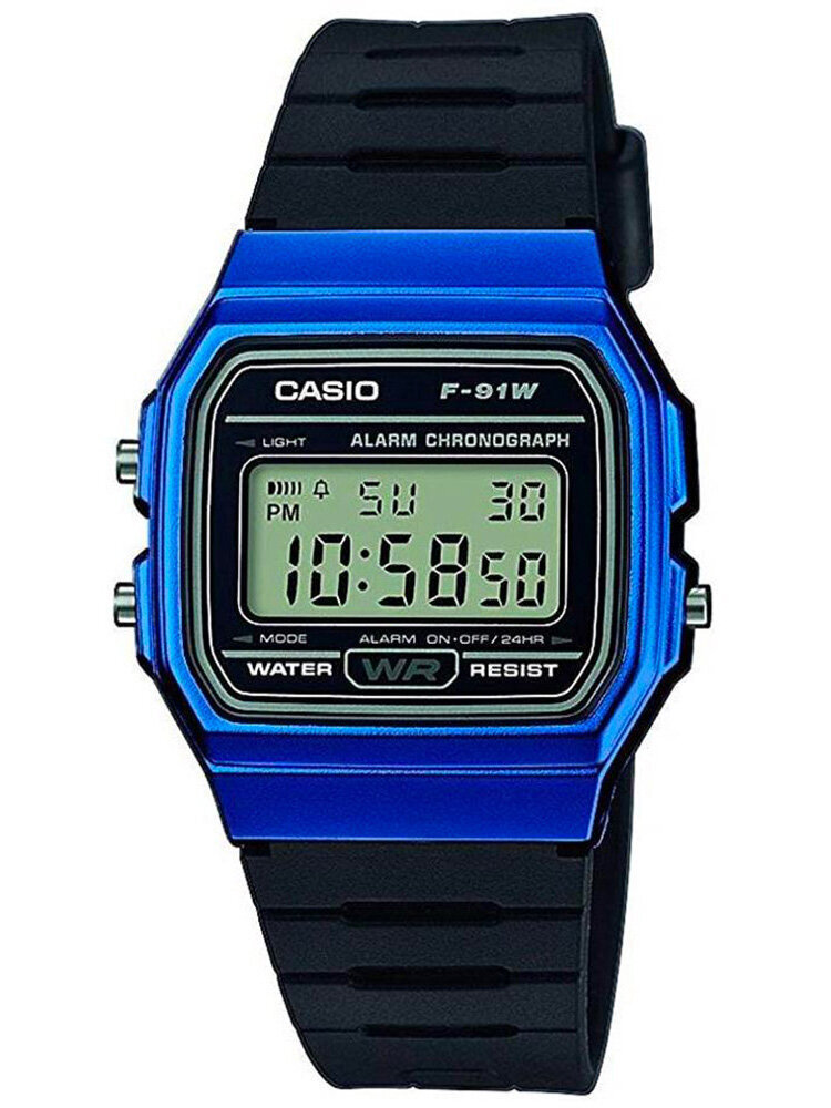 CASIO MEN'S WATCH F-91WM-2ADF (zd102e) + BOX