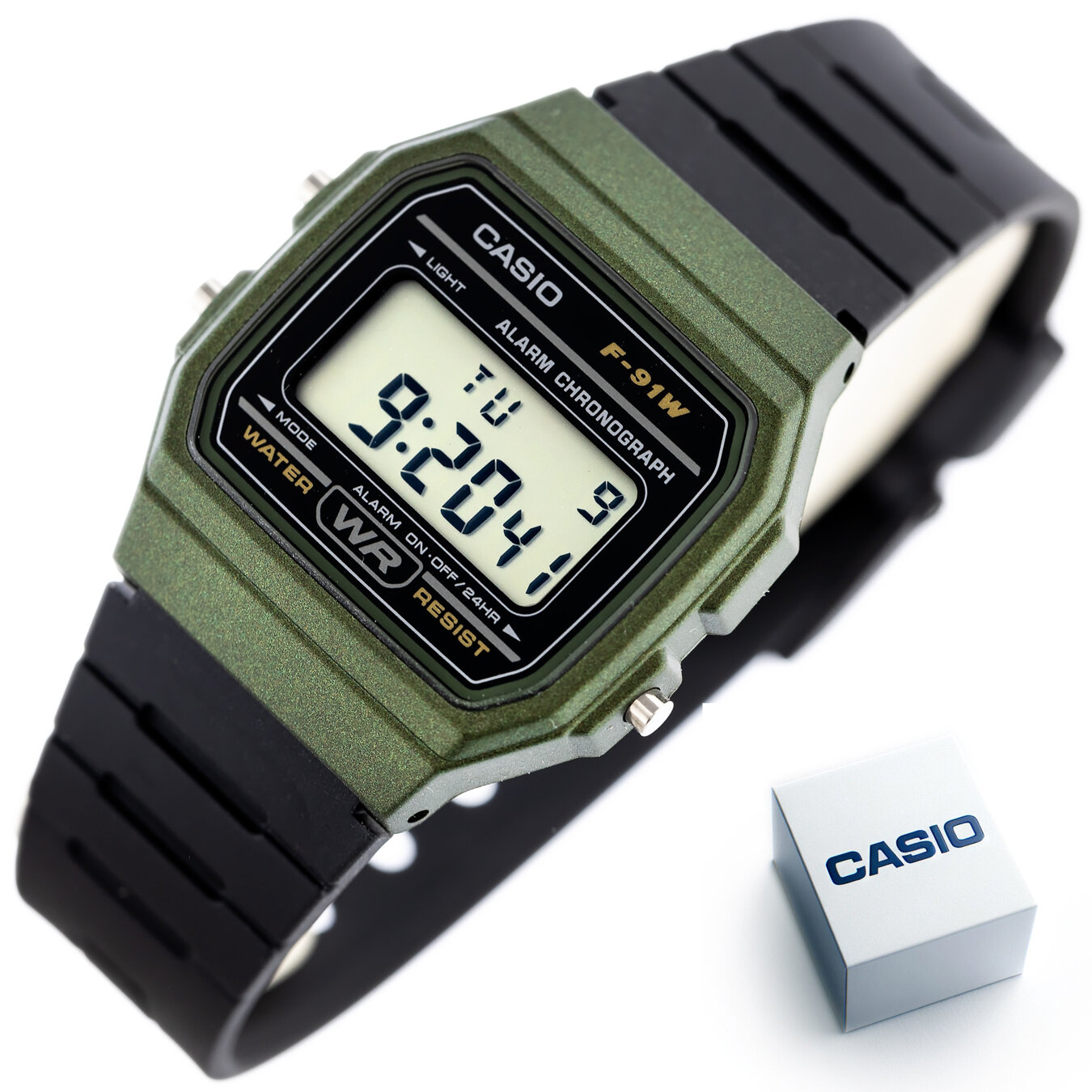 CASIO MEN'S WATCH F-91WM-3AER (zd102f) + BOX