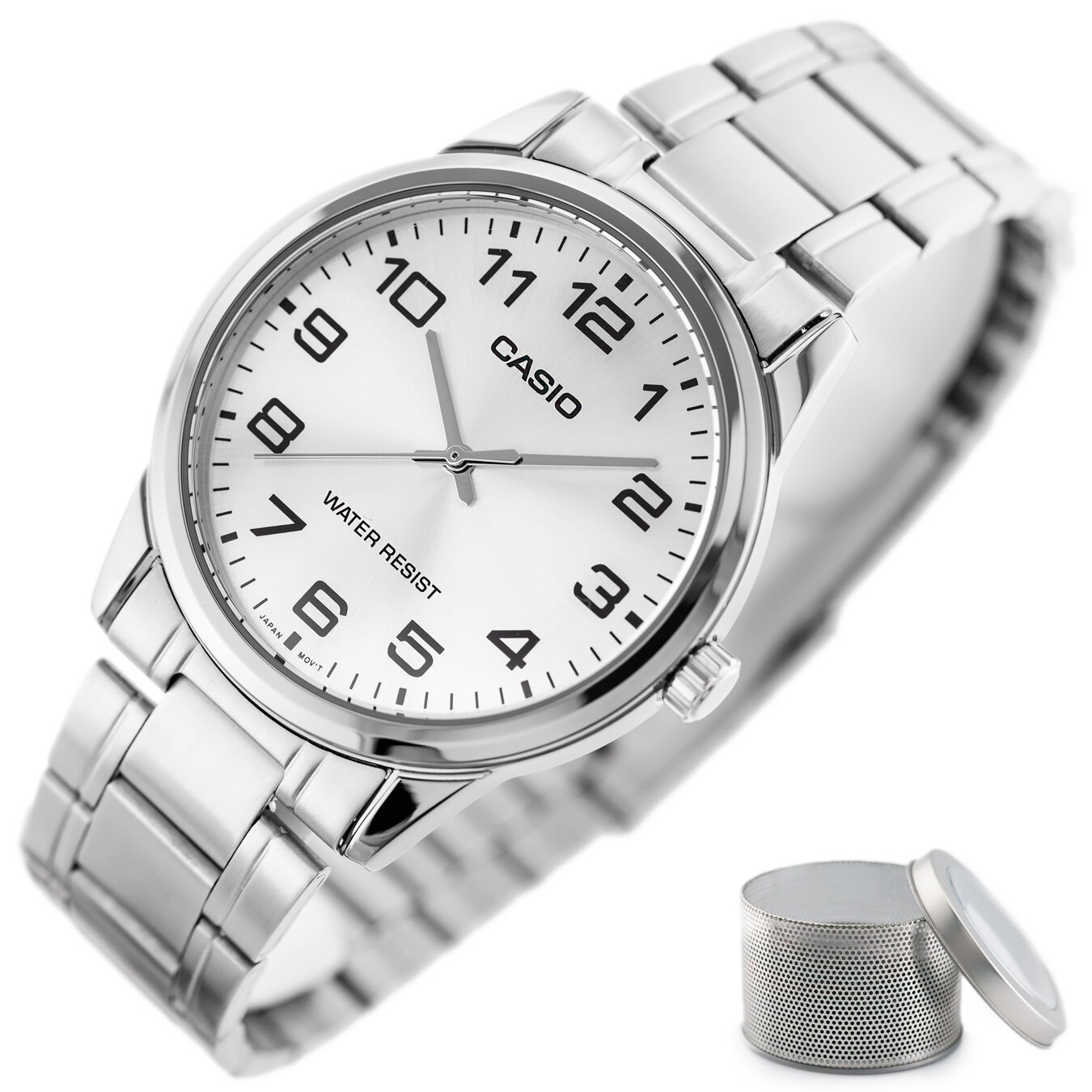 CASIO MEN'S WATCH MTP-V001D-7BUDF (zd107a) + BOX