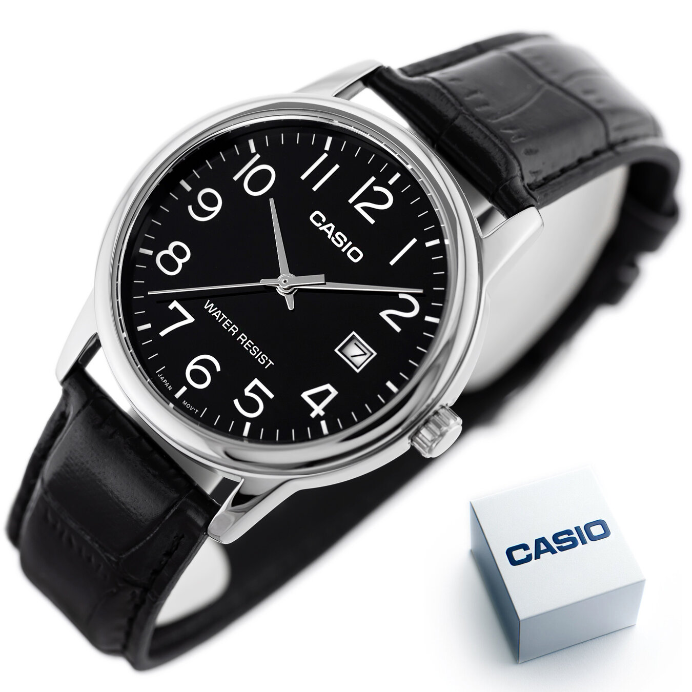 CASIO MEN'S WATCH MTP-V002L-1BUDF (zd106c) + BOX