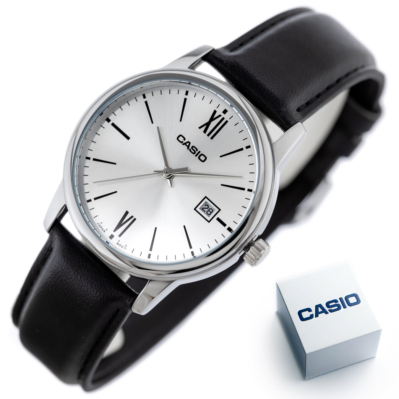 CASIO MEN'S WATCH MTP-V002L-7B3 + BOX (zd224d)