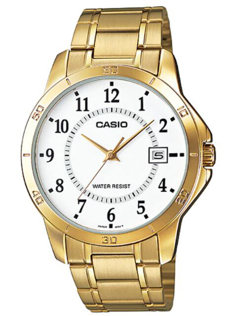 CASIO MEN'S WATCH MTP-V004G-7B (zd047c) + BOX