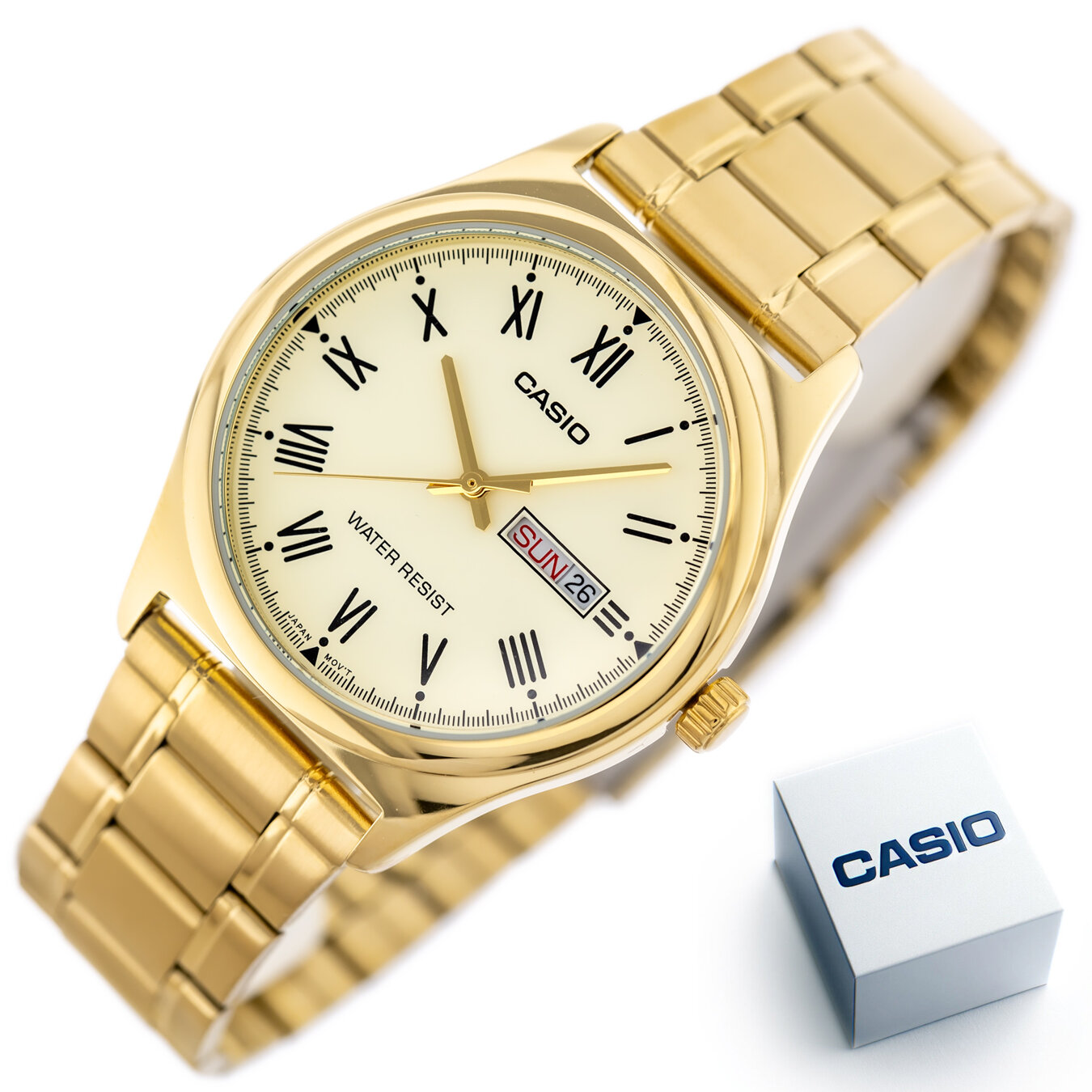 CASIO MEN'S WATCH MTP-V006G-9B + BOX