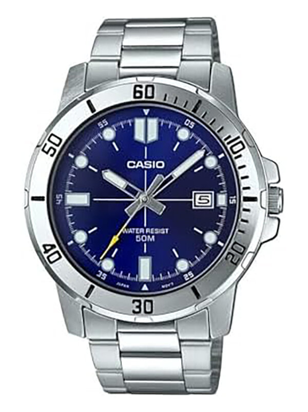 CASIO MEN'S WATCH MTP-VD01D-2E (zd185c) + BOX