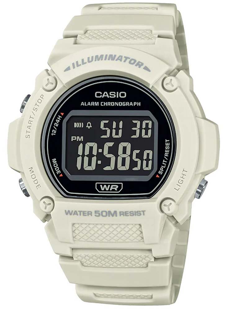 CASIO MEN'S WATCH W-219H-2A + BOX