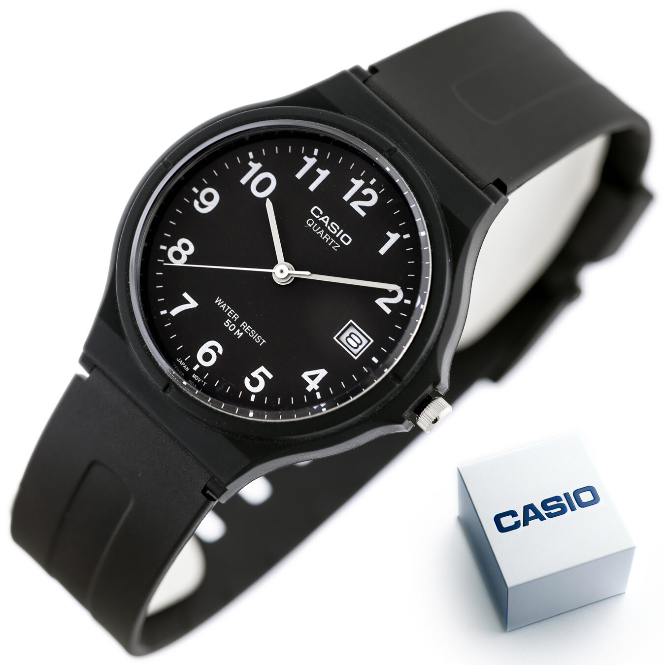 CASIO MW-59-1B MEN'S WATCH + BOX