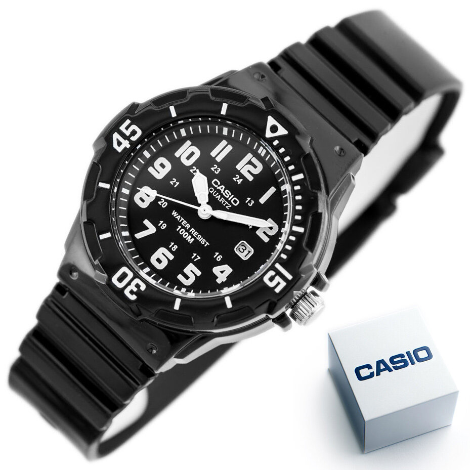 CASIO WOMEN'S WATCH LRW-200H 1BV (zd557b) + BOX