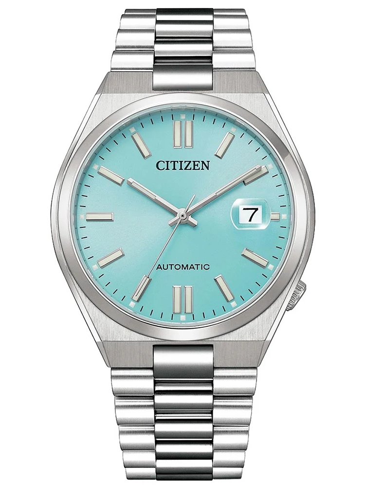 CITIZEN Tsuyosa Men's Watch Turquoise Blue NJ0151-88M - AUTOMATIC SAPHIR