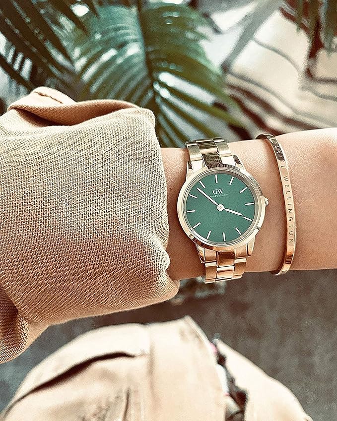 DANIEL WELLINGTON WOMEN'S WATCH DW00100419 Iconic Emerald 36mm + BOX