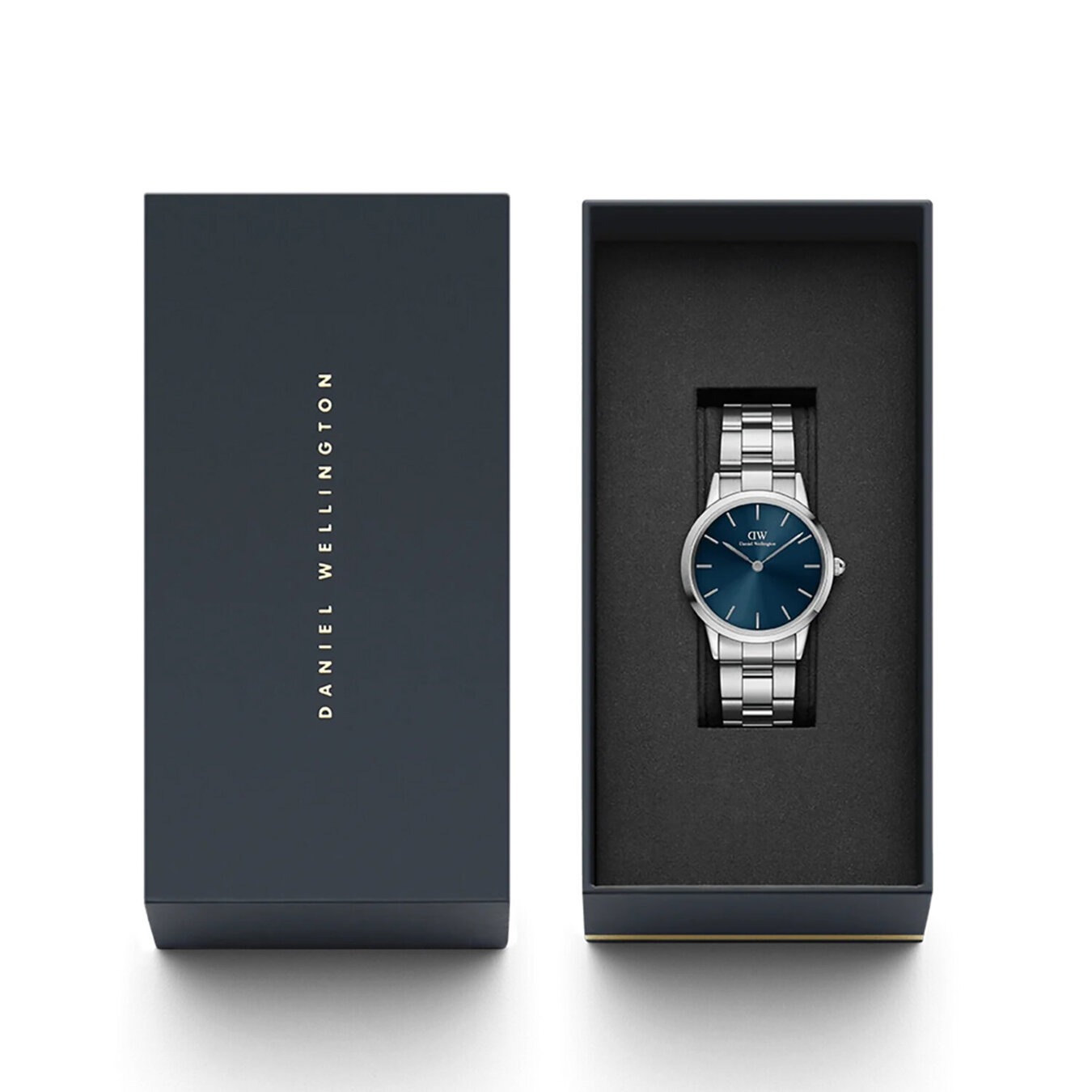 DANIEL WELLINGTON WOMEN'S WATCH DW00100457 Iconic Link Arctic 28mm Blue