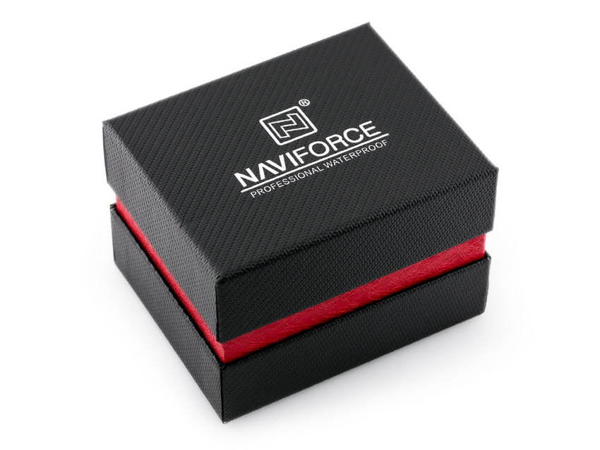 Gift box for watch - Naviforce - black and red