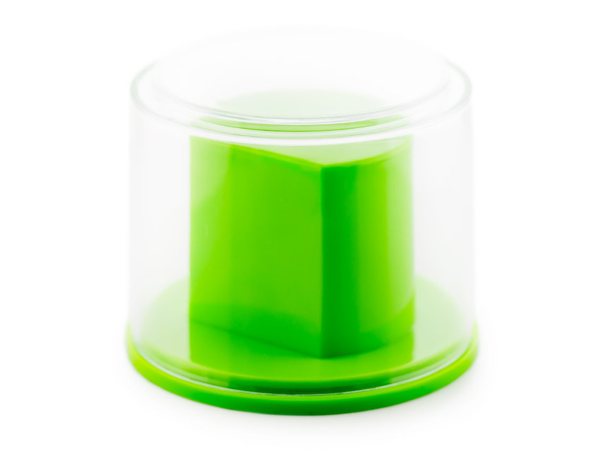 Gift box for watch - plastic green