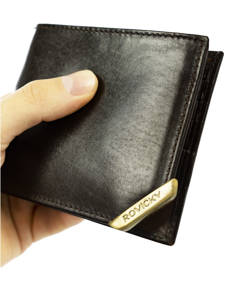 Leather men wallet ROVICKY N993-RVTM-GL