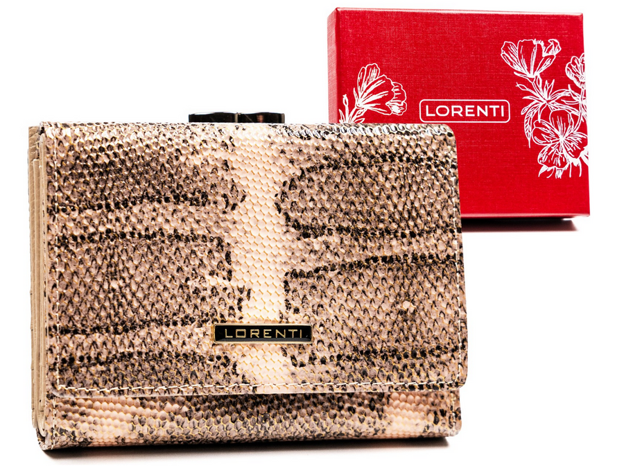 Leather wallet RFID LORENTI 15-09-SK