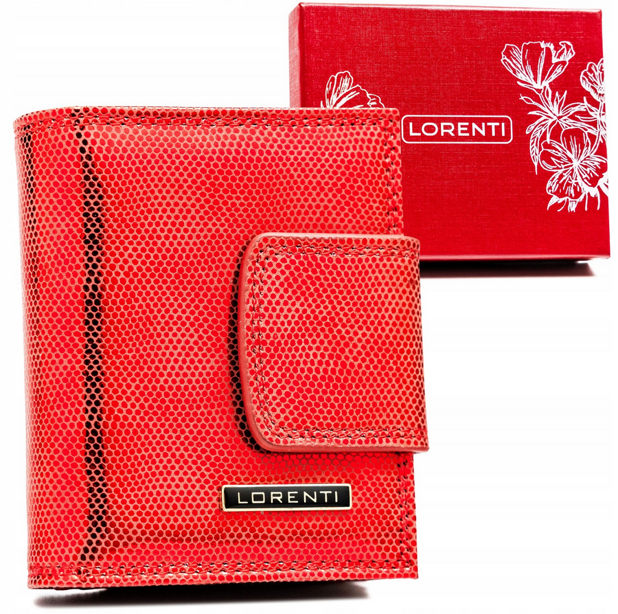 Leather wallet RFID LORENTI 42329-CEK