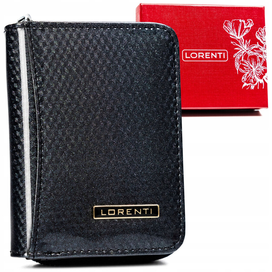 Leather wallet RFID LORENTI 5157-SBR