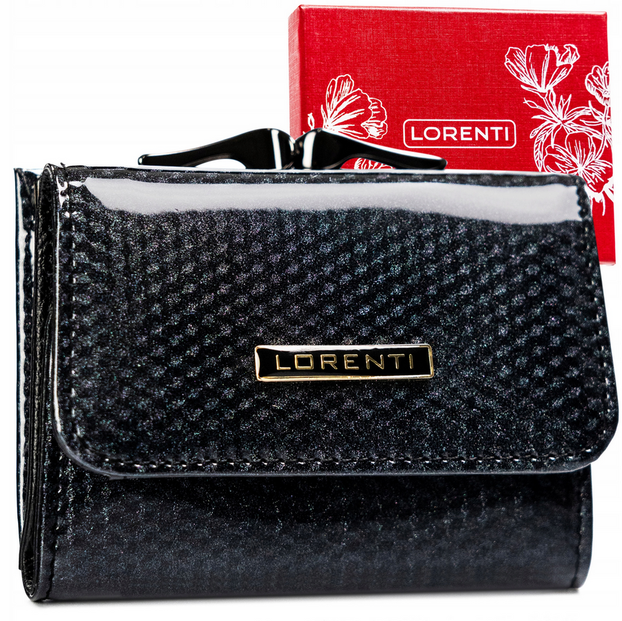 Leather wallet RFID LORENTI 55287-SBR