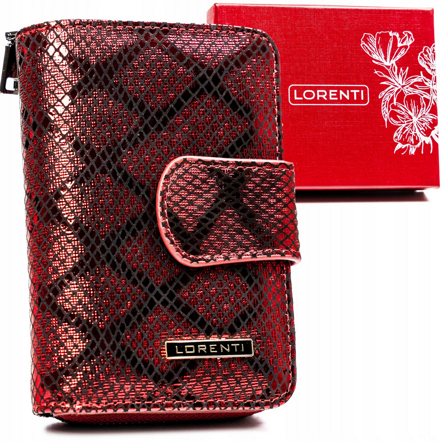 Leather wallet RFID LORENTI 76115-MKR