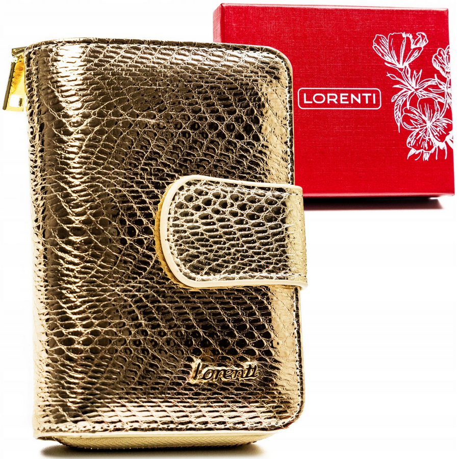 Leather wallet RFID LORENTI 76115-NB
