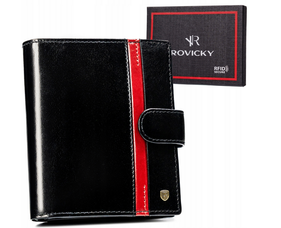 Leather wallet RFID ROVICKY 22314L-RVTP