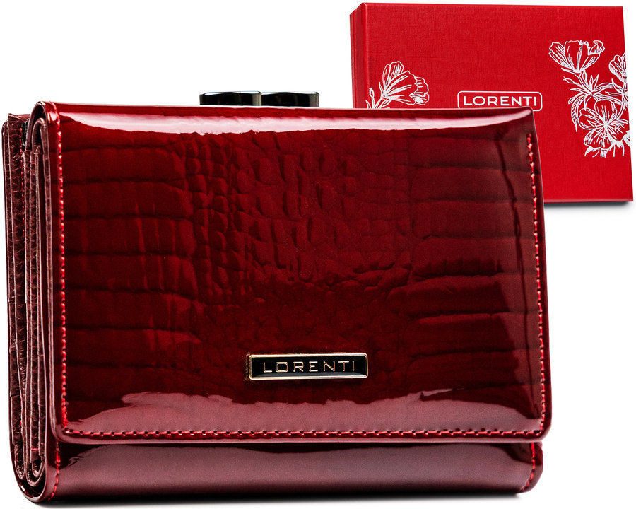 Leather women wallet 15-09-RS-RFID Red