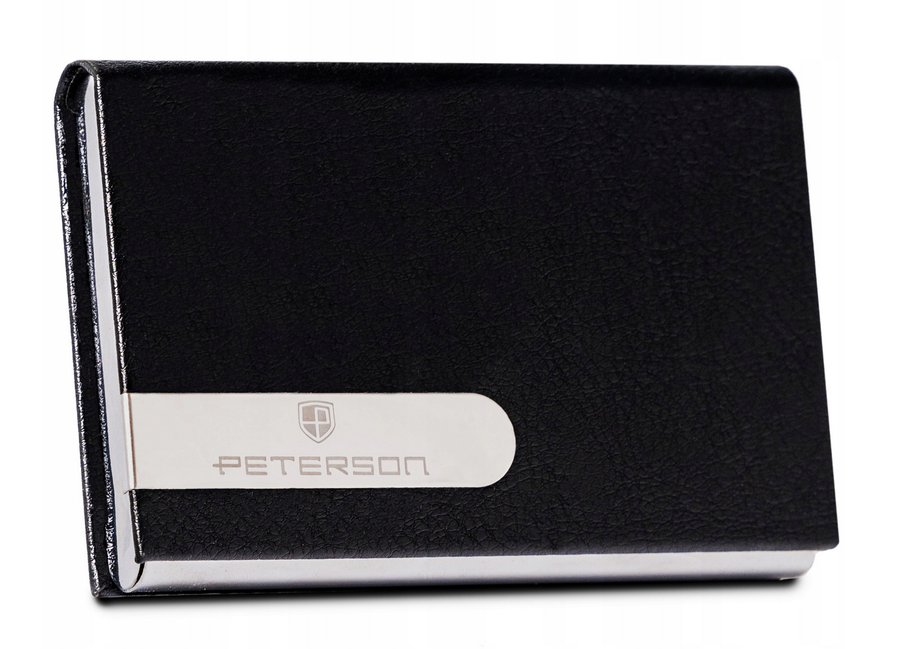 Leatherette card case PETERSON PTN M6108
