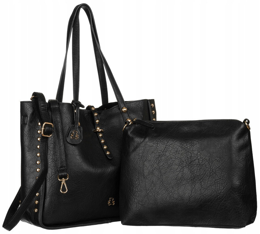 Leatherette handbag with extra pouch LULUCASTAGNETTE PAULUS