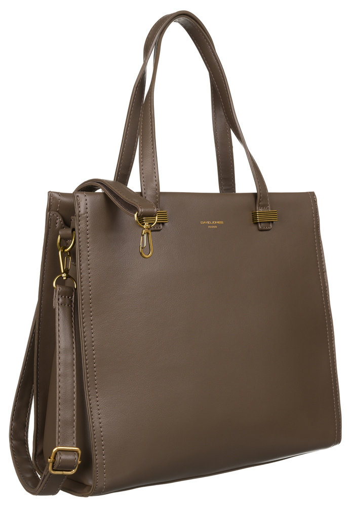 Leatherette shopper bag DAVID JONES 6882-2