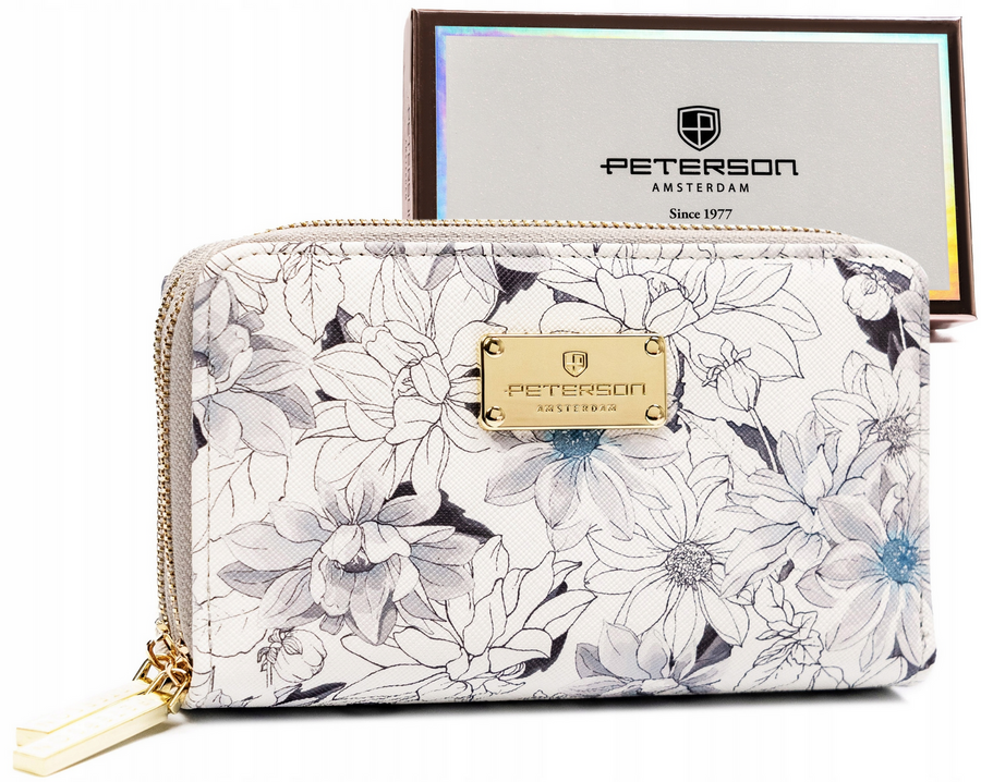 Leatherette wallet RFID PETERSON PTN 007-F8