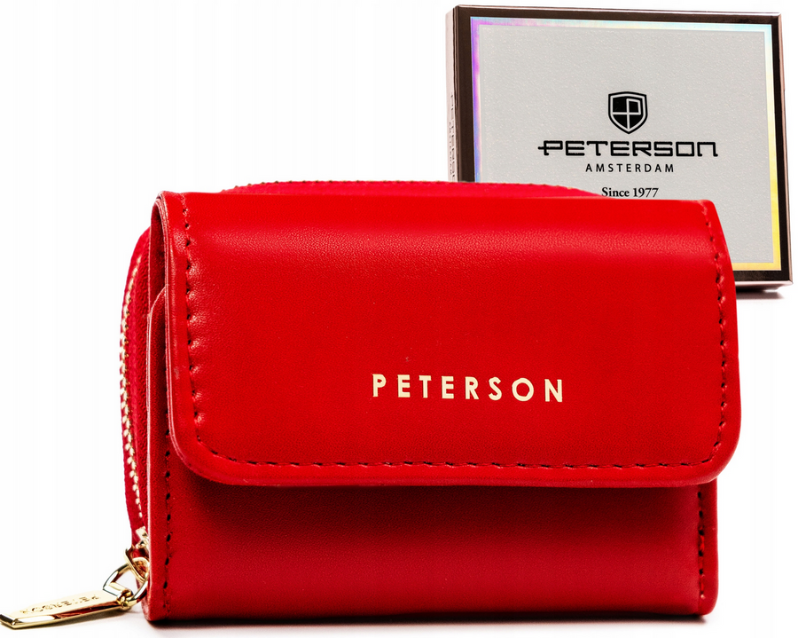 Leatherette wallet RFID PETERSON PTN 011-JI