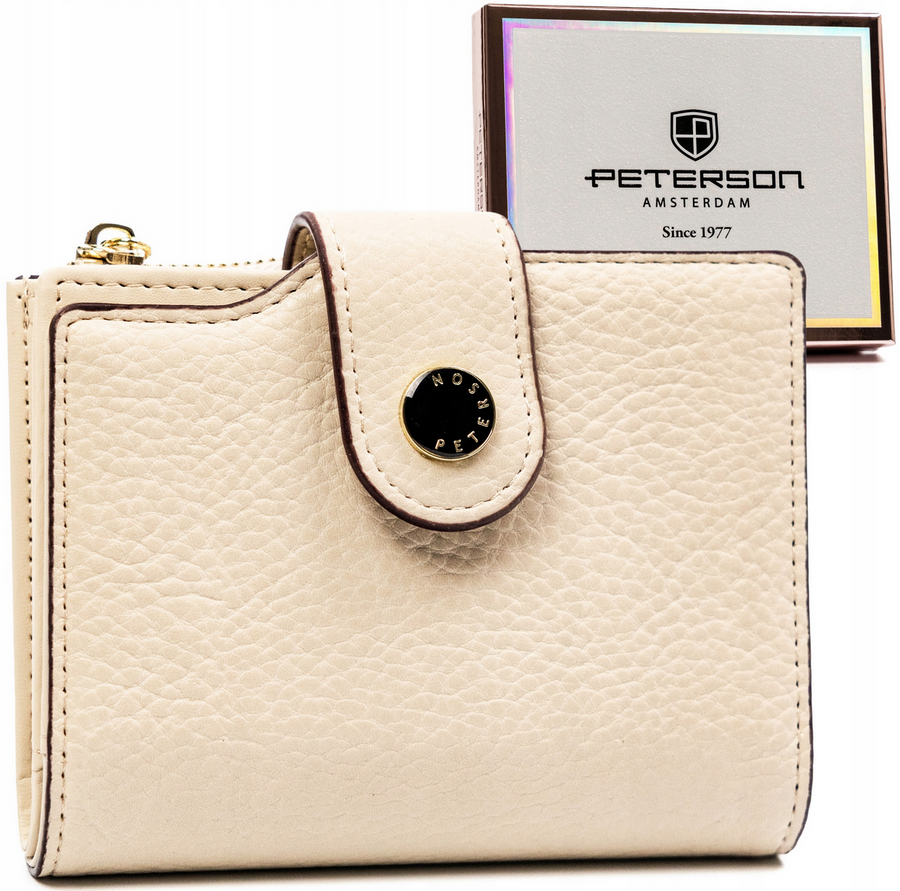 Leatherette wallet RFID PETERSON PTN 012-HB