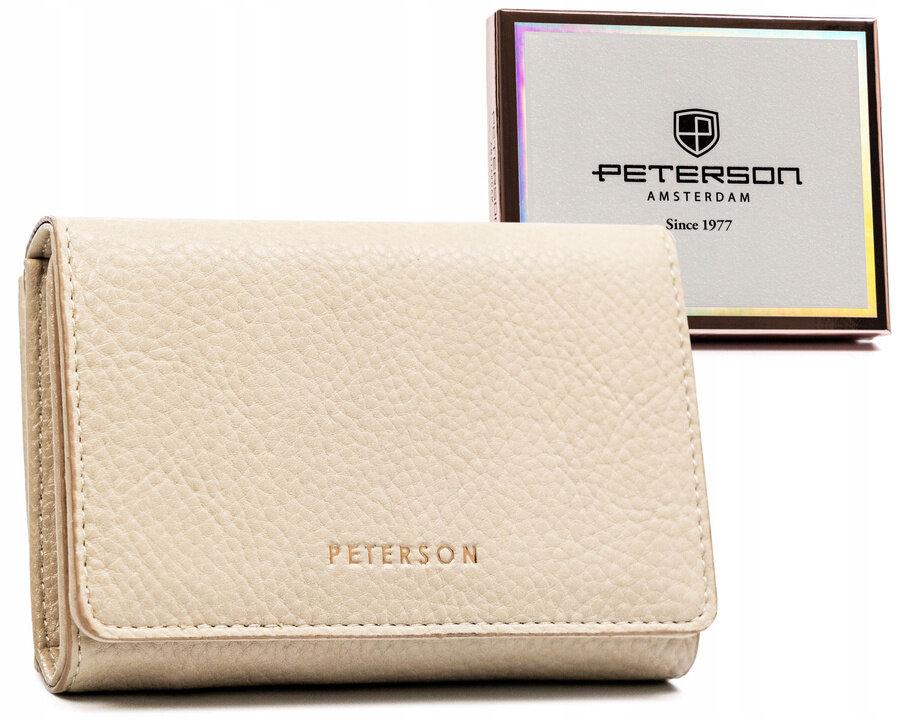 Leatherette wallet RFID PETERSON PTN 013-HB