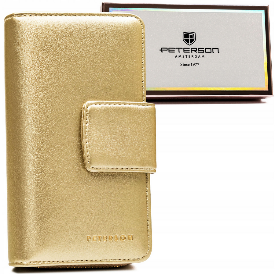 Leatherette wallet RFID PETERSON PTN 76116-F8