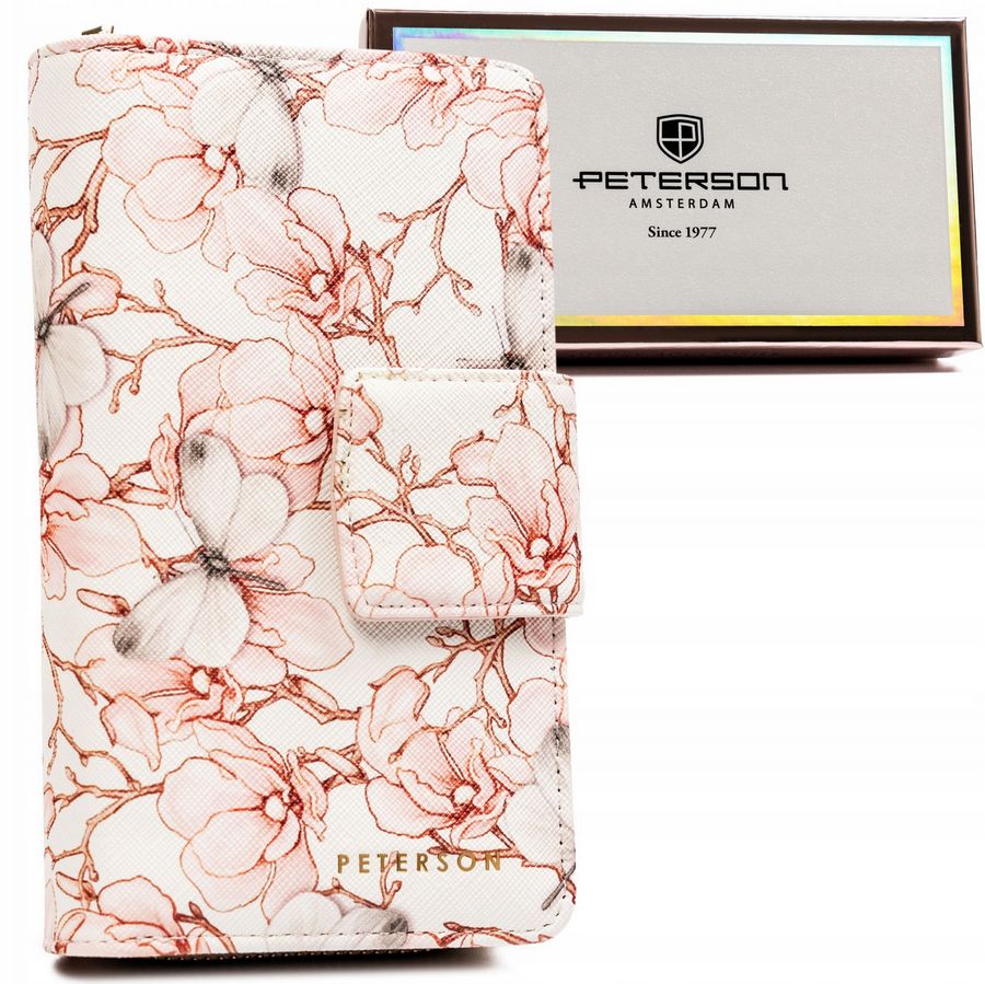 Leatherette wallet RFID PETERSON PTN 76116-F8