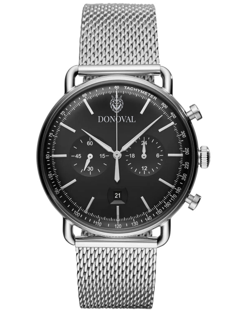 MEN'S DONOVAL WATCHES CHRONOSTAR DL0028 - CHRONOGRAPH + BOX (zdo006a)