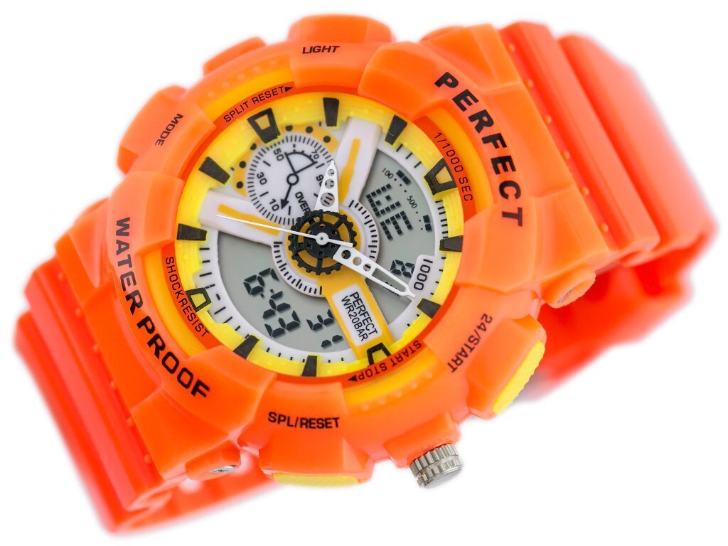 MEN'S PERFECT SHOCK WATCH (zp219f) - orange