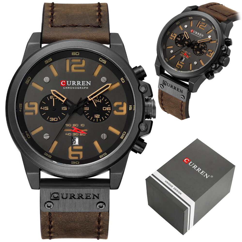 MEN'S WATCH CURREN 8314 - CHRONOGRAPH (zc034c) + BOX