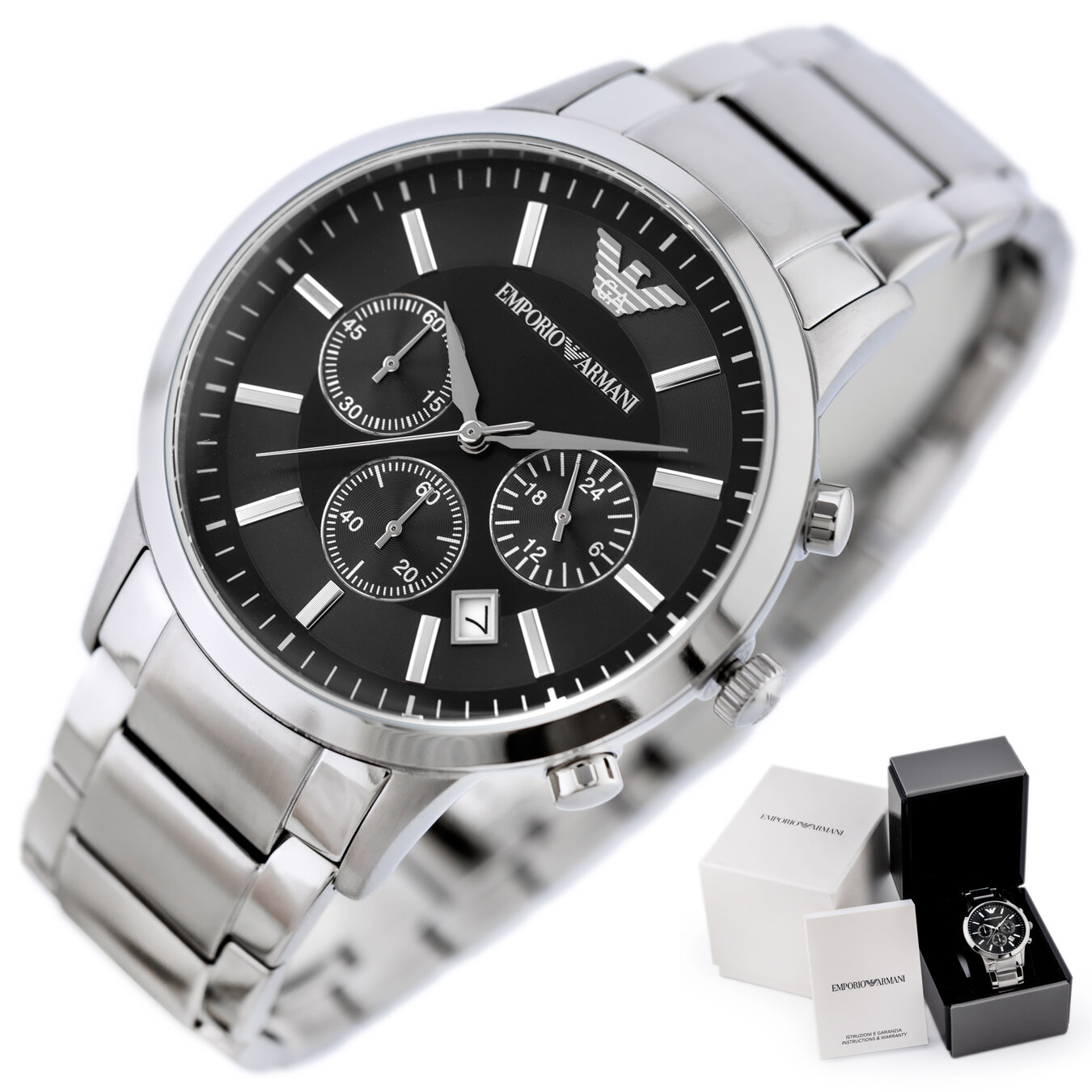 MEN'S WATCH EMPORIO ARMANI AR2434 - RENATO + BOX