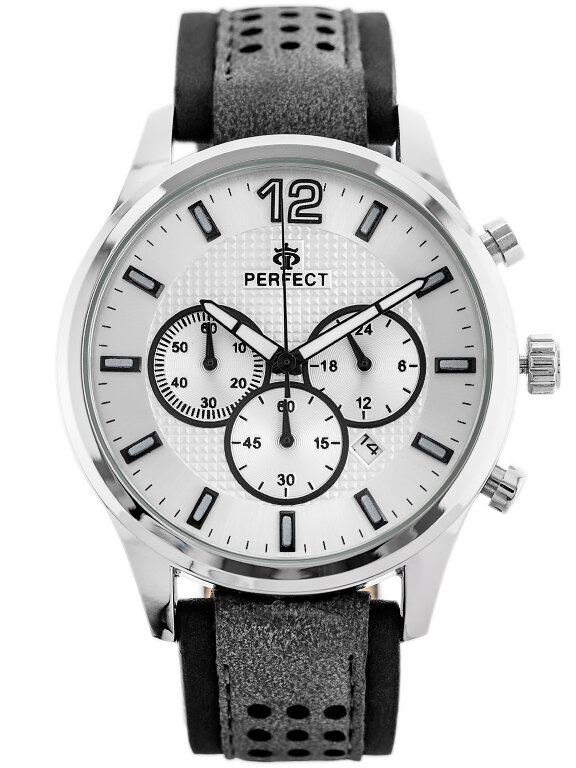 MEN'S WATCH PERFECT CH01L - CHRONOGRAPH (zp354f) + BOX