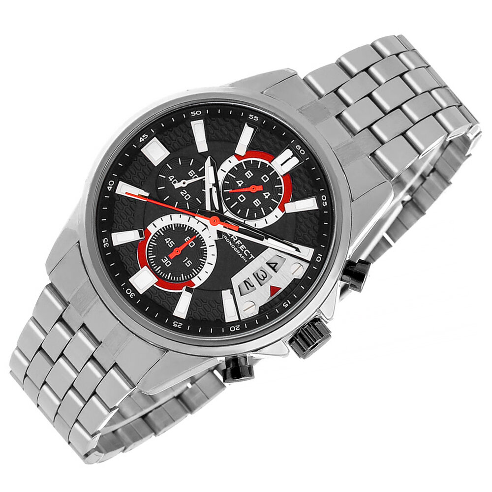 MEN'S WATCH PERFECT M504CH-02 - CHRONOGRAPH (zp383b) + BOX