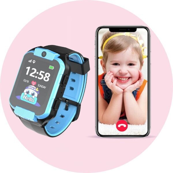 PACIFIC 32-2 KIDS SMARTWATCH - blue / black (sy028b)