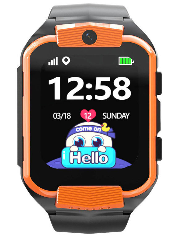 PACIFIC 32-3 KIDS SMARTWATCH - orange / black (sy028c)