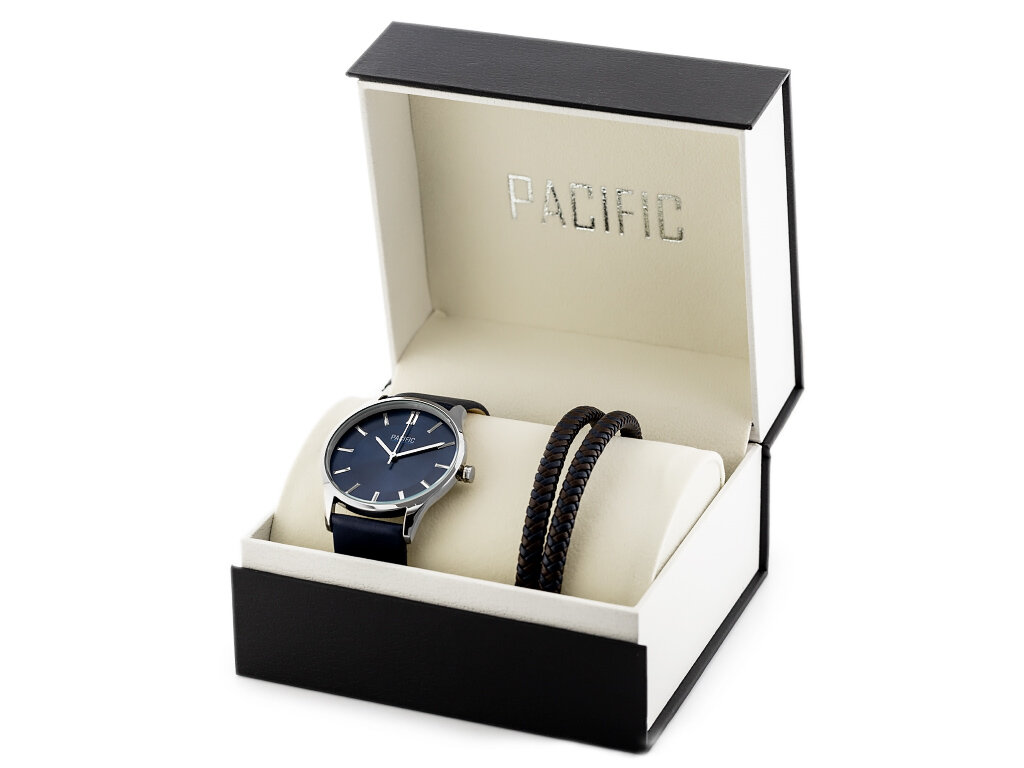 PACIFIC MEN'S WATCH X0091-08 - gift set (zy094c)