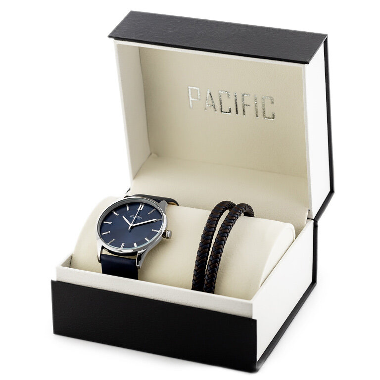 PACIFIC MEN'S WATCH X0091-08 - gift set (zy094c)