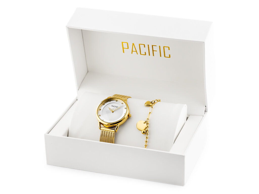 PACIFIC WOMEN'S WATCH X6192-04 - gift set (zy723b)