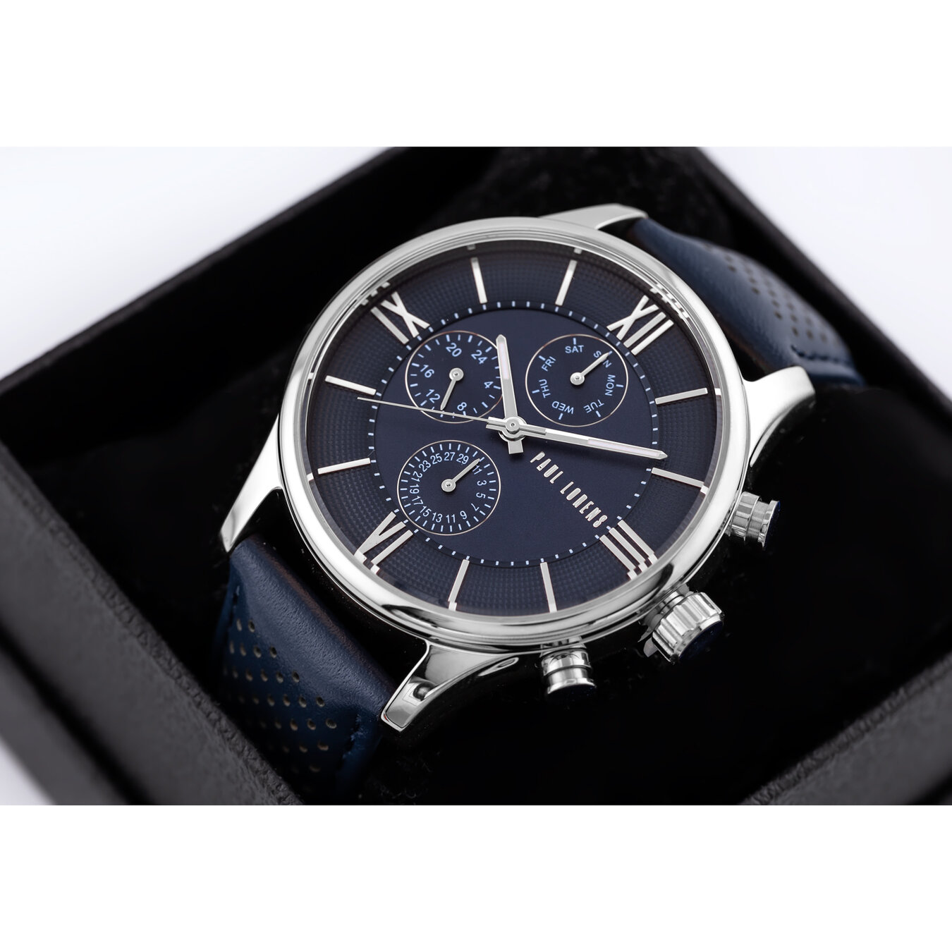 PAUL LORENS MALE WATCH - PL11652A6-6F1 (zg355c) + BOX